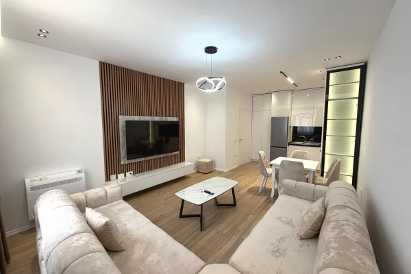 Shtepi me qera Apartament ne Tirane, 1+1, Mobilimi E mobiluar, Pagesa 55,000  Leke.