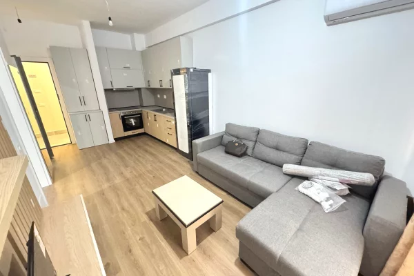 Shtepi me qera Apartament ne Tirane, 1+1, Mobilimi E mobiluar, Pagesa 40,000  Leke.