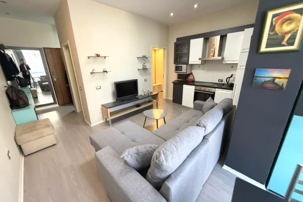 Shtepi me qera Apartament ne Tirane, 1+1, Mobilimi E mobiluar, Pagesa 600  Euro.