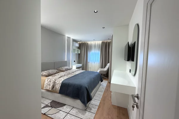 Shtepi me qera Apartament ne Tirane, 1+1, Mobilimi E mobiluar, Pagesa 1,200  Euro.