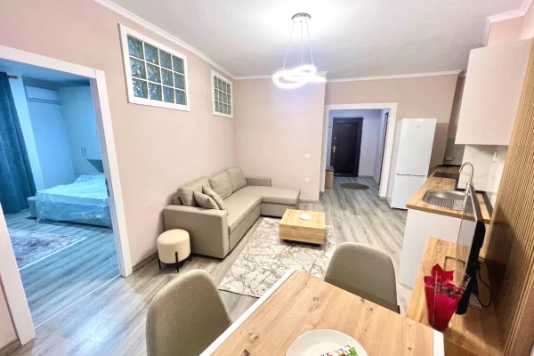 Shtepi me qera Apartament ne Tirane, 1+1, Mobilimi E mobiluar, Pagesa 60,000  Leke.