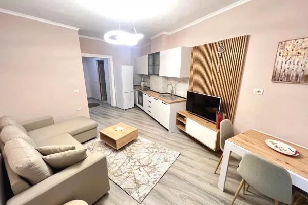 Shtepi me qera Apartament ne Tirane, 1+1, Mobilimi E mobiluar, Pagesa 60,000  Leke.