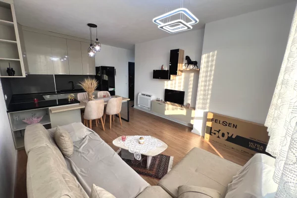 Shtepi me qera Apartament ne Tirane, 1+1, Mobilimi E mobiluar, Pagesa 55,000  Leke.