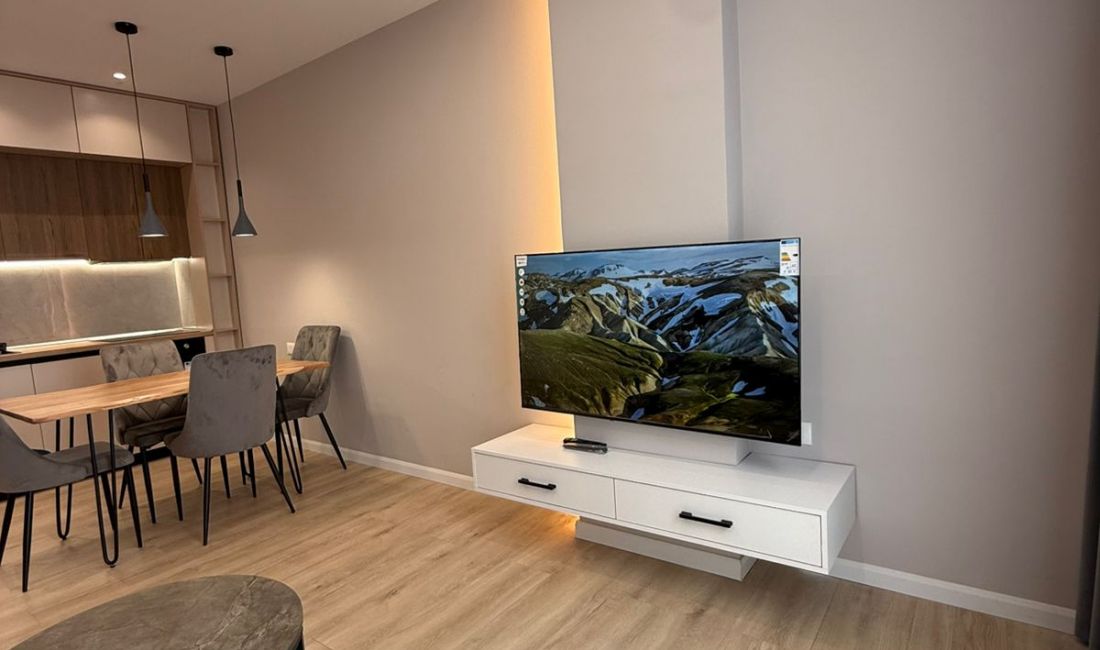 Shtepi me qera Apartament ne Tirane, 1+1, Mobilimi E mobiluar, Pagesa 450  Euro.