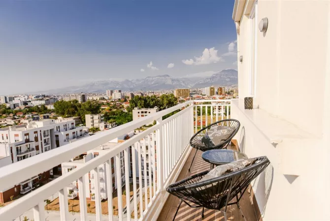 Shtepi me qera Apartament ne Tirane, 1+1, Mobilimi E mobiluar, Pagesa 550  Euro.