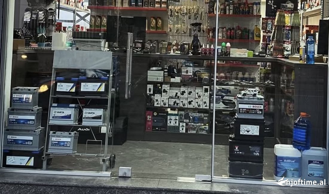 SHITET BIZNES PJESE KEMBIMI, VAJ FILTRA, AKSESORE, LUBRIFIKANTE, BATERI