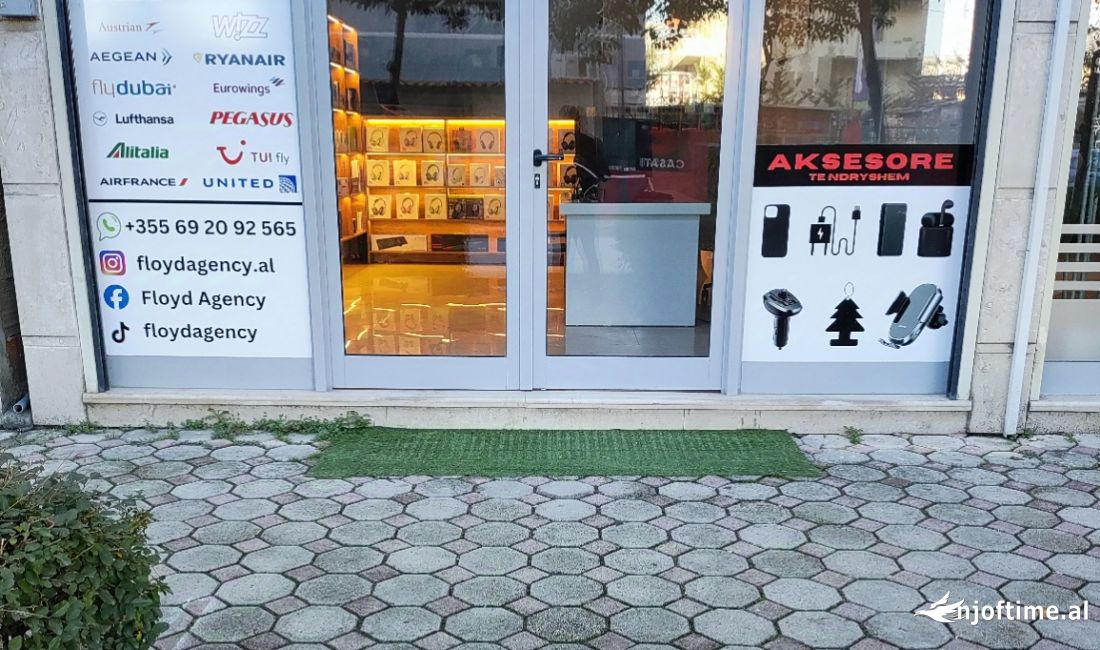 Shitet Biznesi Agjensi Turistike dhe aksesore elektronike