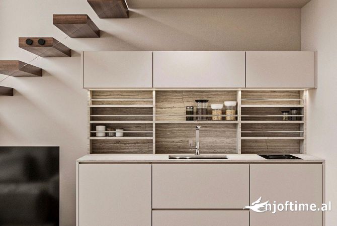 Shtepi ne shitje Apartament ne Tirane, Garsoniere, Mobilimi Bosh, pa mobiluar, Pagesa 72,000  Euro.