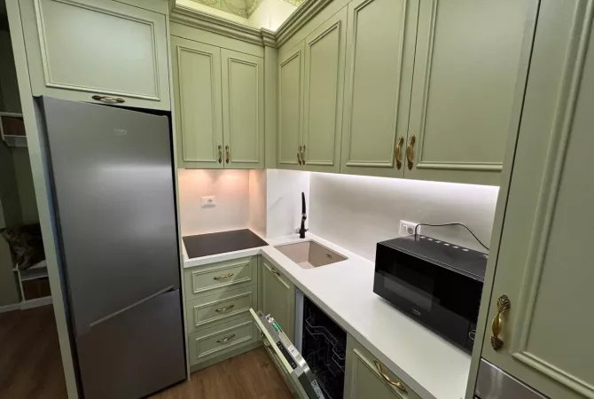 Shtepi me qera Apartament ne Tirane, 1+1, Mobilimi E mobiluar, Pagesa 500  Euro.