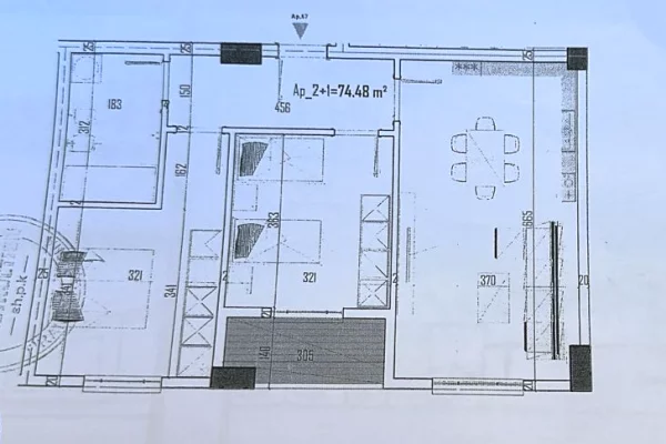 Appartamento in vendita a Tirana 2+1, Vuoto