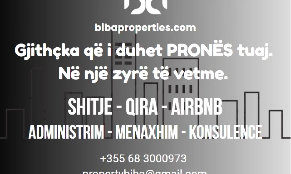 Shtepi ne shitje Apartament ne Vlore, 2+1, Mobilimi Bosh, pa mobiluar, Pagesa 290,950  Euro.