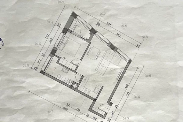 Appartamento in vendita a Tirana 1+1, Arredato