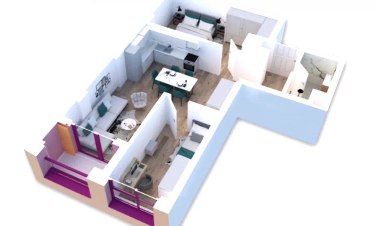 Appartamento in vendita a Tirana 2+1, Vuoto