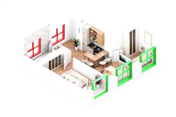 Shtepi ne shitje Apartament ne Tirane, 2+1, Mobilimi Bosh, pa mobiluar, Pagesa 142,000  Euro.