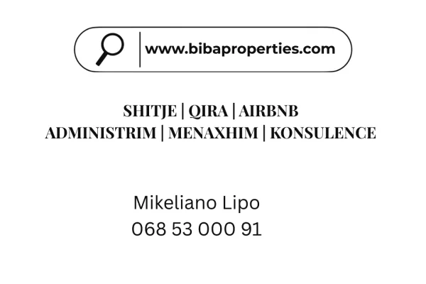 Shtepi ne shitje Apartament ne Tirane, 1+1, Mobilimi Bosh, pa mobiluar, Pagesa 113,000  Euro.