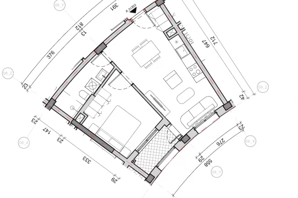 Shtepi ne shitje Apartament ne Tirane, 1+1, Mobilimi Bosh, pa mobiluar, Pagesa 100,000  Euro.