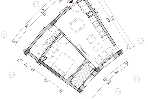 Shtepi ne shitje Apartament ne Tirane, 1+1, Mobilimi Bosh, pa mobiluar, Pagesa 113,000  Euro.
