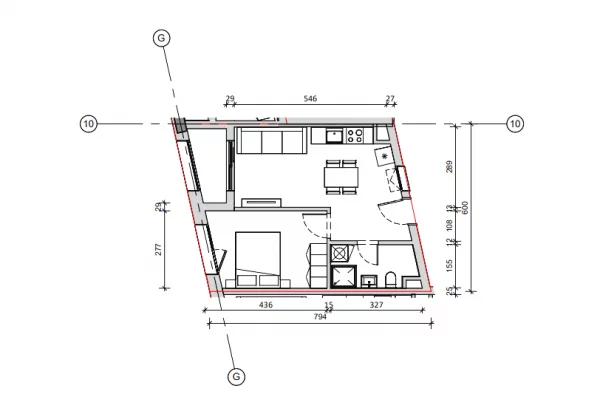 Shtepi ne shitje Apartament ne Tirane, 1+1, Mobilimi Bosh, pa mobiluar, Pagesa 117,000  Euro.