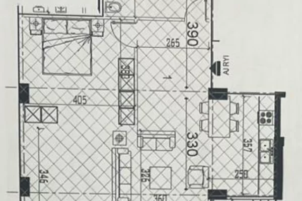 Shtepi ne shitje Apartament ne Tirane, 1+1, Mobilimi Bosh, pa mobiluar, Pagesa 85,000  Euro.