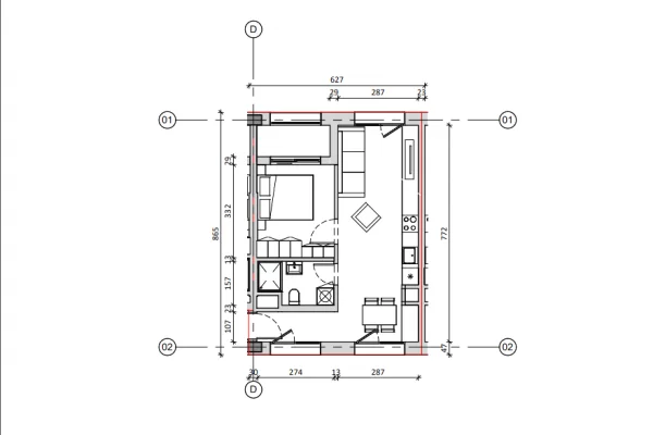 Shtepi ne shitje Apartament ne Tirane, 1+1, Mobilimi Bosh, pa mobiluar, Pagesa 134,000  Euro.