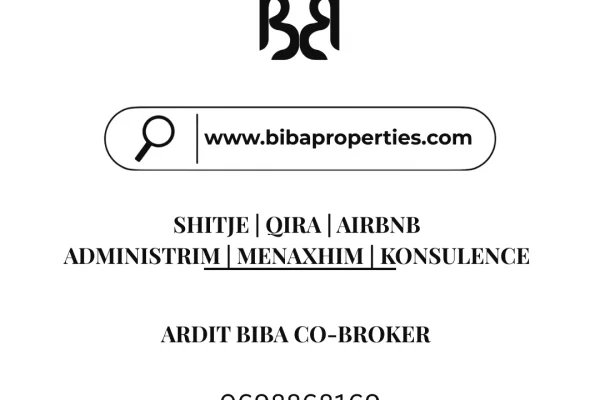 Shtepi ne shitje Apartament ne Tirane, 1+1, Mobilimi Bosh, pa mobiluar, Pagesa 91,000  Euro.