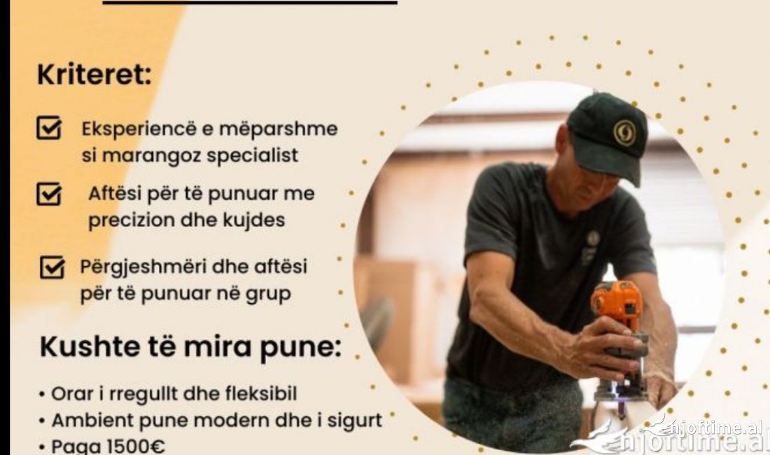 MARANGOZ ME EKSPERIENCE 