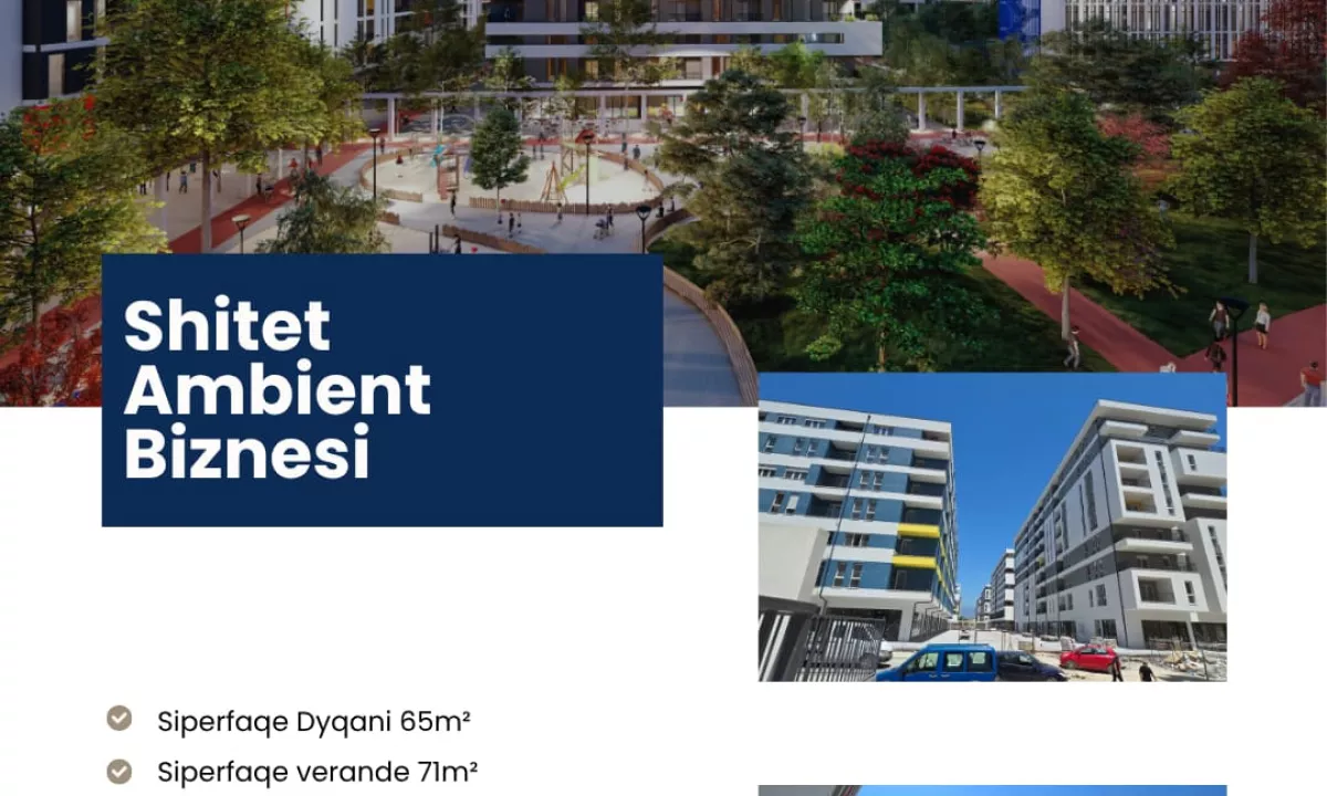 Okazion ! Shitet Ambient Biznesi + Verande I perfunduar tek Univers City, QTU   