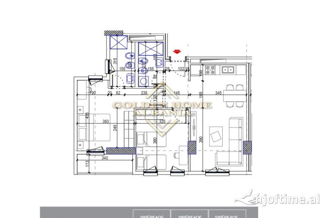 Appartamento in vendita a Tirana 2+1, Vuoto