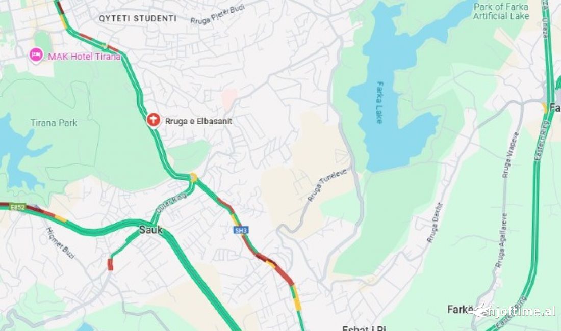 Shitet ambient per Biznes/dyqan, Rruga e Elbasanit, 53000 EURO