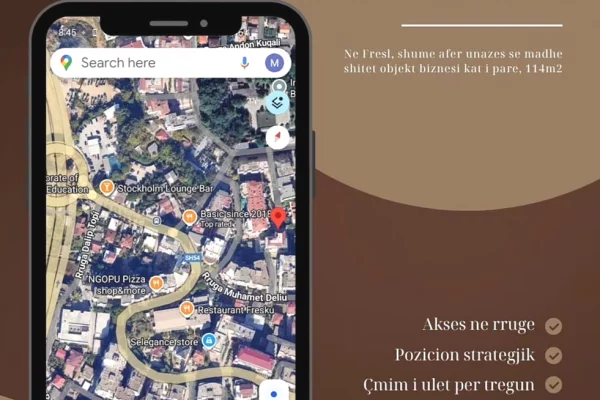 Business Property in Sale 1+1 in Tirana - 239,400 Euro