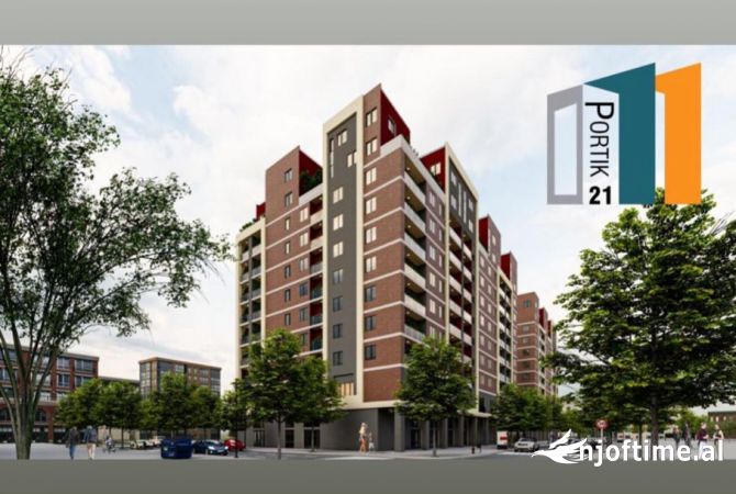 Shitet apartament 1+1 tek 21 dhjetori. Kompleksi Portik  !