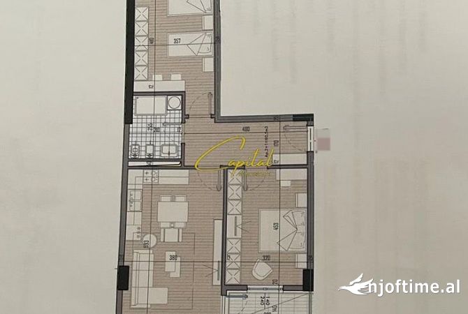 Shtepi ne shitje Apartament ne Tirane, 2+1, Mobilimi E mobiluar, Pagesa 94,000  Euro.