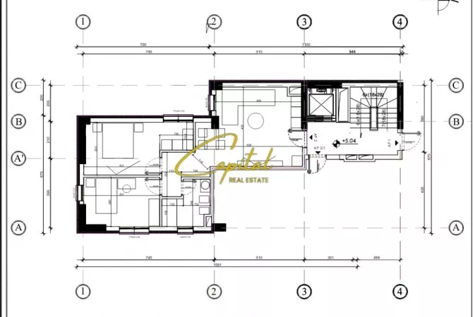 Business Property for Rent 3+1 in Tirana - 1,760 Euro