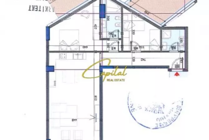 Shtepi ne shitje Apartament ne Tirane, 2+1, Mobilimi Bosh, pa mobiluar, Pagesa 239,275  Euro.