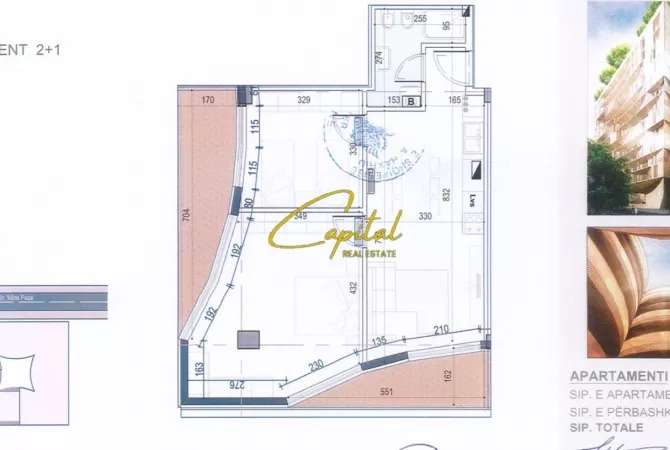 Business Property for Rent 3+1 in Tirana - 1,040 Euro