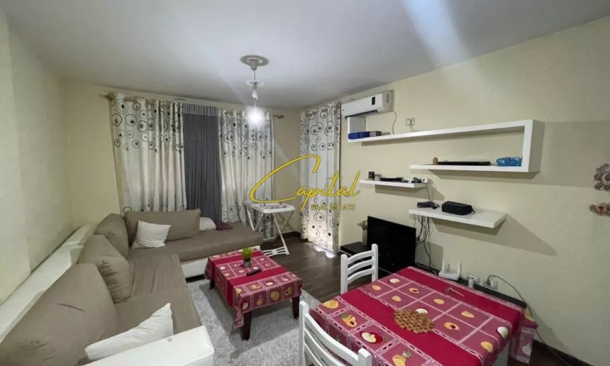 Shtepi me qera Apartament ne Tirane, 1+1, Mobilimi E mobiluar, Pagesa 60,000  Leke.