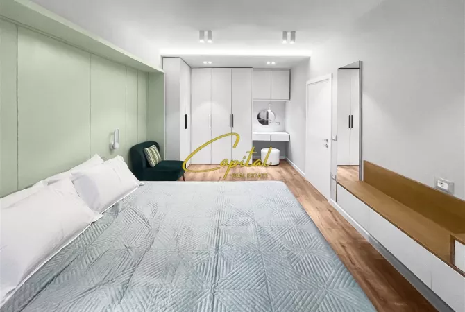 Shtepi me qera Apartament ne Tirane, 1+1, Mobilimi E mobiluar, Pagesa 1,100  Euro.