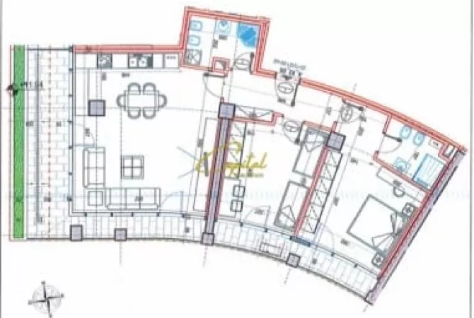 AMBIENT BIZNESI ME QERA 160 M2 KOMPLEKSI LAKE VIEW 1.850 EURO