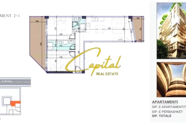 AMBIENT BIZNESI ME QERA 120 M2 KOMPLEKSI GOLDEN TOWER 1.200 EURO