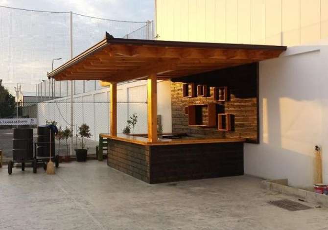 Konstruksione Druri ofron Punime te ndryshme Druri per sauna, tenda, cati, kantina etj.