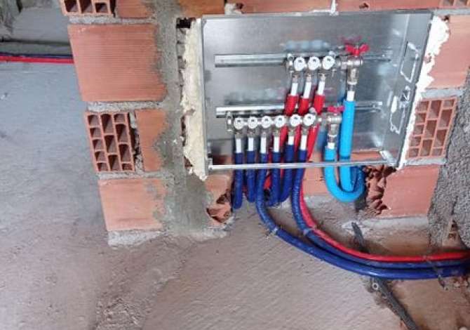 Punime hidraulike, montime dushe diellore, shtrim te tubave etj