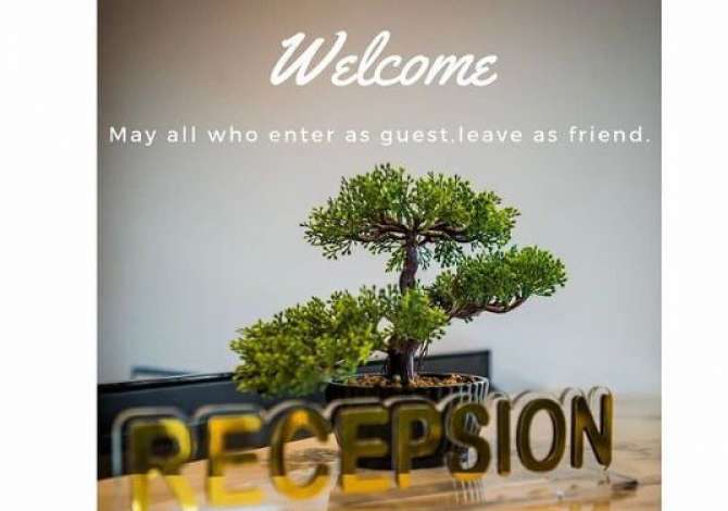 Offerte di lavoro a Tirana, Profession  Kamarier, Recepsionist turni 3, Sanitare , Con esperienza, Pagamento Trattabile.