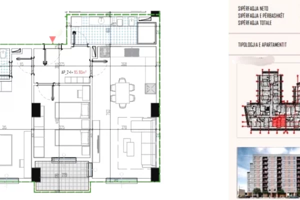 SHITEN APARTAMENTE 1+1 DHE 2+1 NË ZONEN E KAMZES