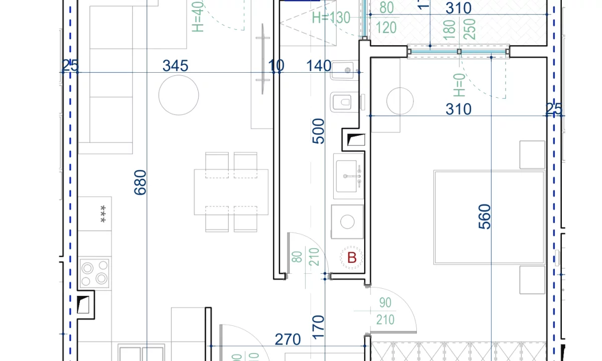 Shtepi ne shitje Apartament ne Tirane, 1+1, Mobilimi Bosh, pa mobiluar, Pagesa 5,950,000  Leke.