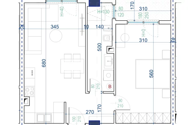 Shtepi ne shitje 1+1 ne Tirane - 5,950,000 Leke