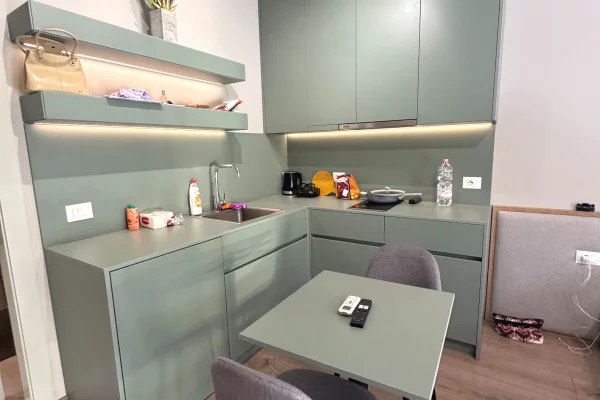 Shtepi ne shitje Apartament ne Tirane, Garsoniere, Mobilimi E mobiluar, Pagesa 289,000  Euro.
