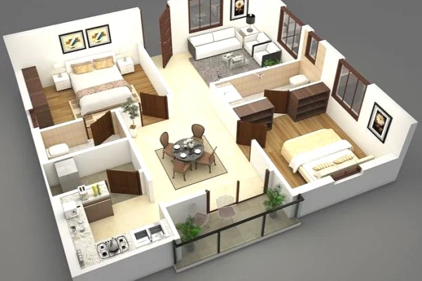 Apartament 2+1 me qera ,Ish Fusha Aviacionit 