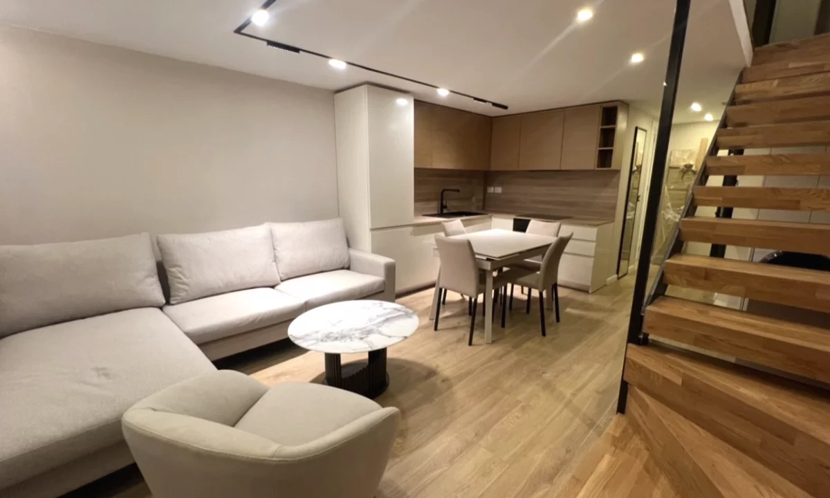 Shtepi me qera Apartament ne Tirane, 1+1, Mobilimi E mobiluar, Pagesa 55,000  Leke.