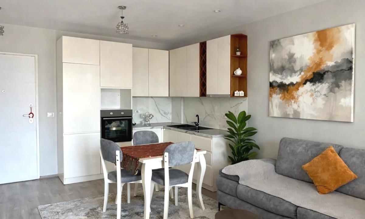 Shtepi me qera Apartament ne Tirane, 1+1, Mobilimi E mobiluar, Pagesa 600  Euro.