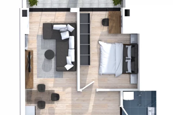 Shtepi me qera 1+1 ne Tirane - 550 Euro